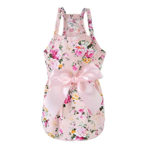 Dog Clothes For Small Dogs Puppy Skirts Cotton Cat Dresses