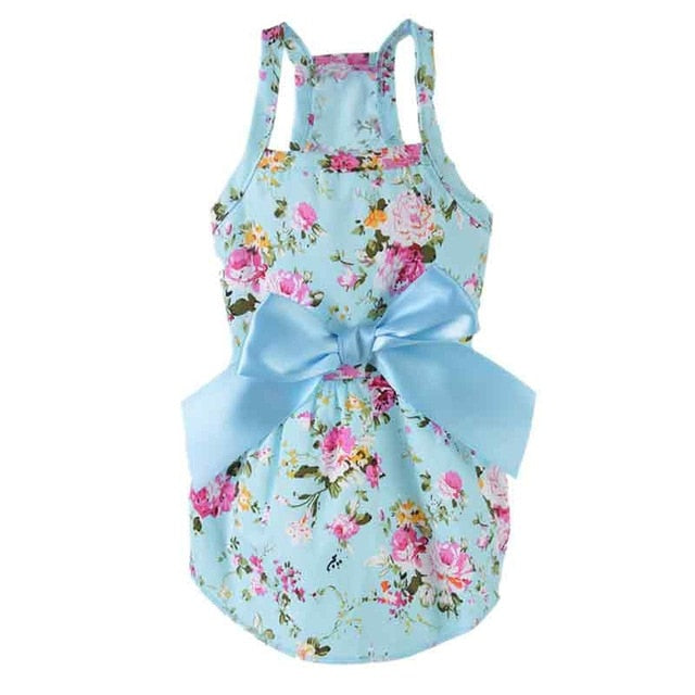 Dog Clothes For Small Dogs Puppy Skirts Cotton Cat Dresses
