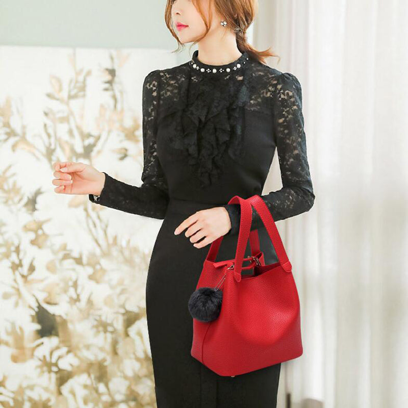 Fashion PU Leather Ladies Handbag