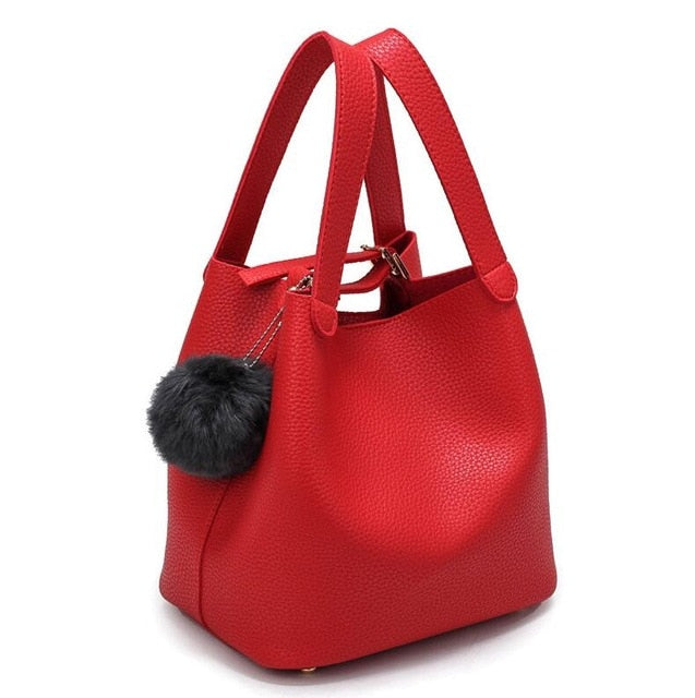 Fashion PU Leather Ladies Handbag