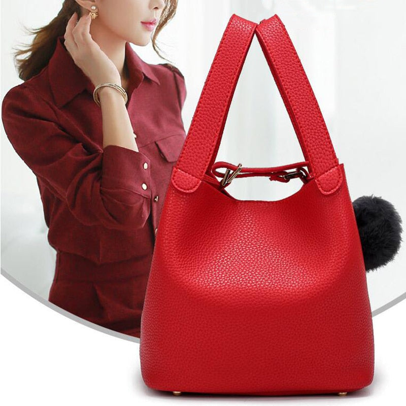 Fashion PU Leather Ladies Handbag