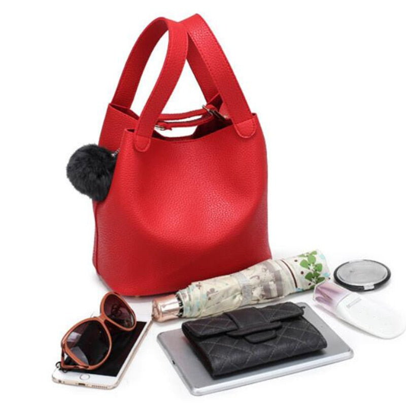 Fashion PU Leather Ladies Handbag