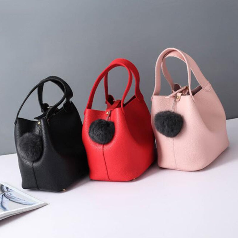 Fashion PU Leather Ladies Handbag