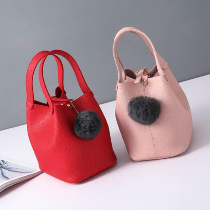 Fashion PU Leather Ladies Handbag
