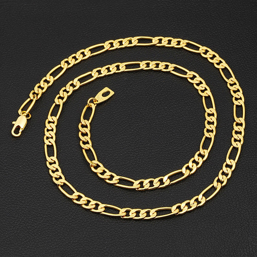 Men's Gold Filled Figaro Chain