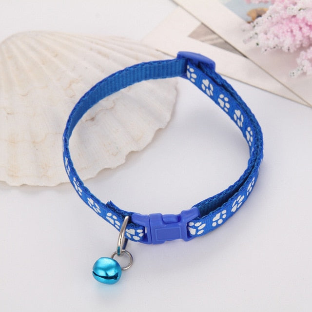 Cat Dog Collar With Adjustable Buckle & Bell