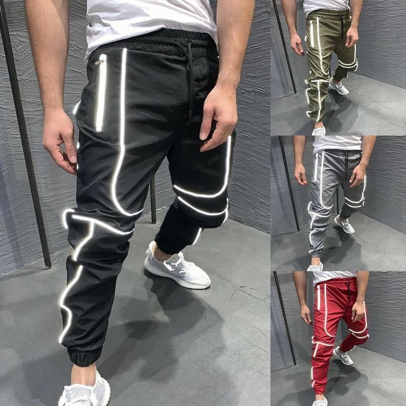 Laamei Autumn Streetwear Fitness Pants Men Hip Hop Sweatpants Mens Sweatpants Long Pant