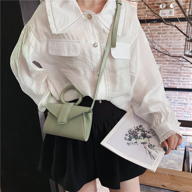 Mini Smart Elegant Brand Designer Round Handle Crossbody Bag