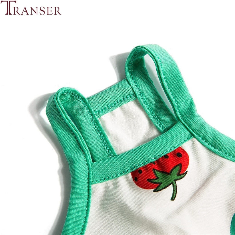 Cute Strawberry Pet Dog Dress