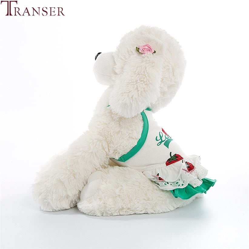 Cute Strawberry Pet Dog Dress