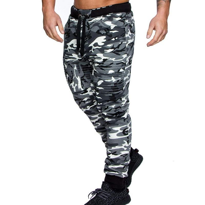 Camouflage Casual Pants Sweatpants Male Cargo Pants Multi-pocket Sportwear Mens Joggers