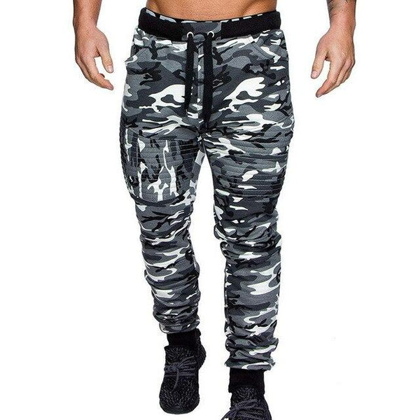 Camouflage Casual Pants Sweatpants Male Cargo Pants Multi-pocket Sportwear Mens Joggers