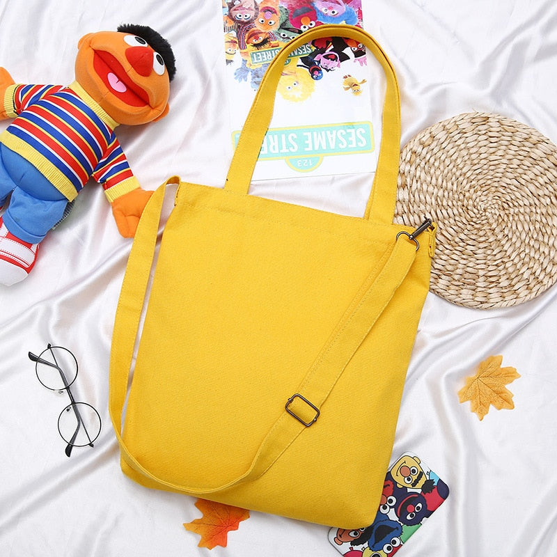 Letter Print Cloth Canvas Tote Bag