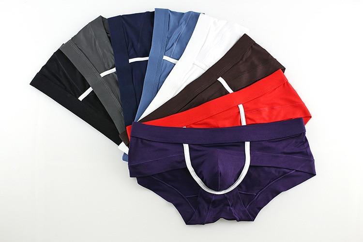 Men Brief Sexy Fashion Modal Solid  Sexy U Convex Size M-2XL 100401