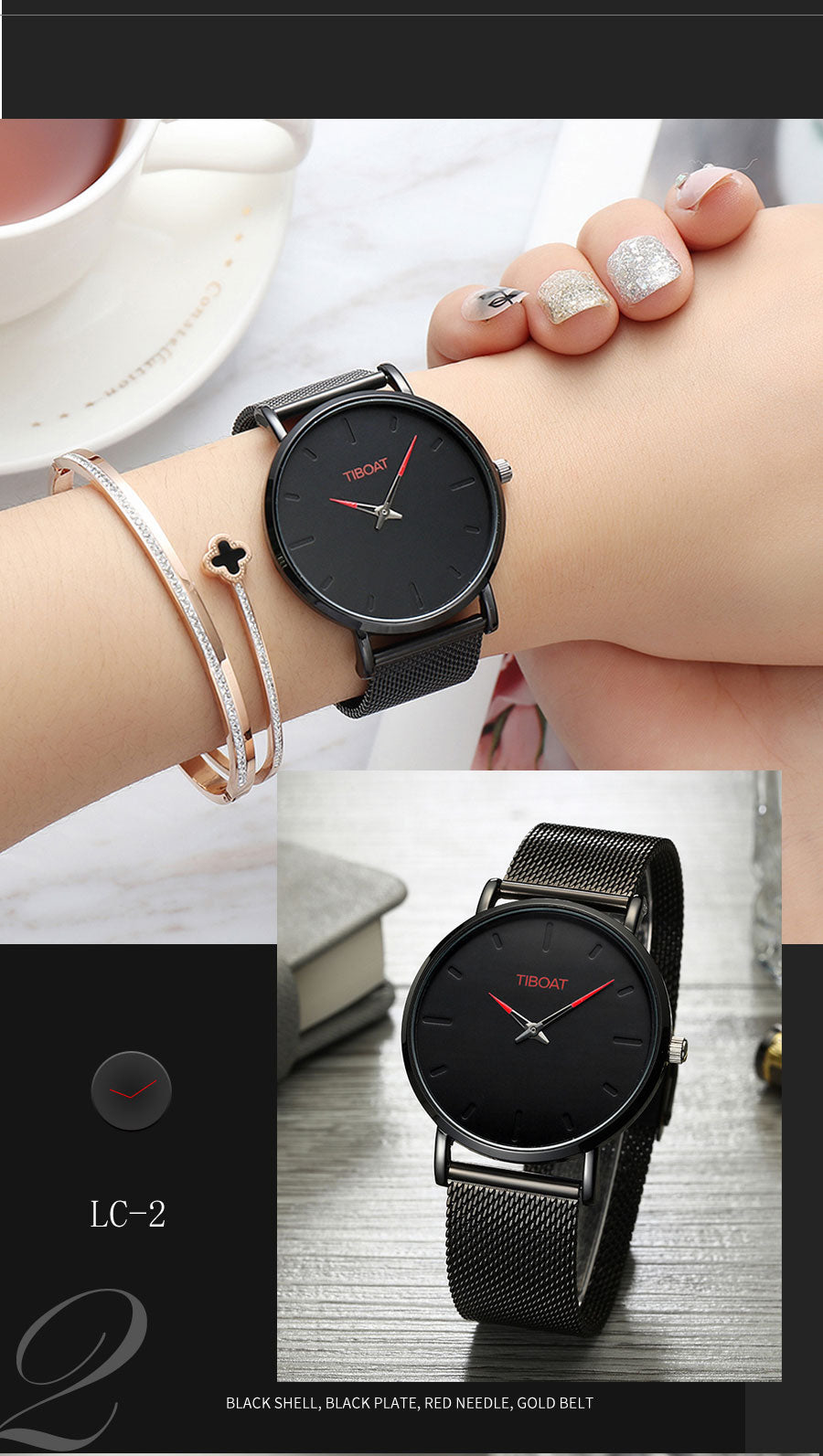 Super Slim Sliver Mesh Stainless Steel xury