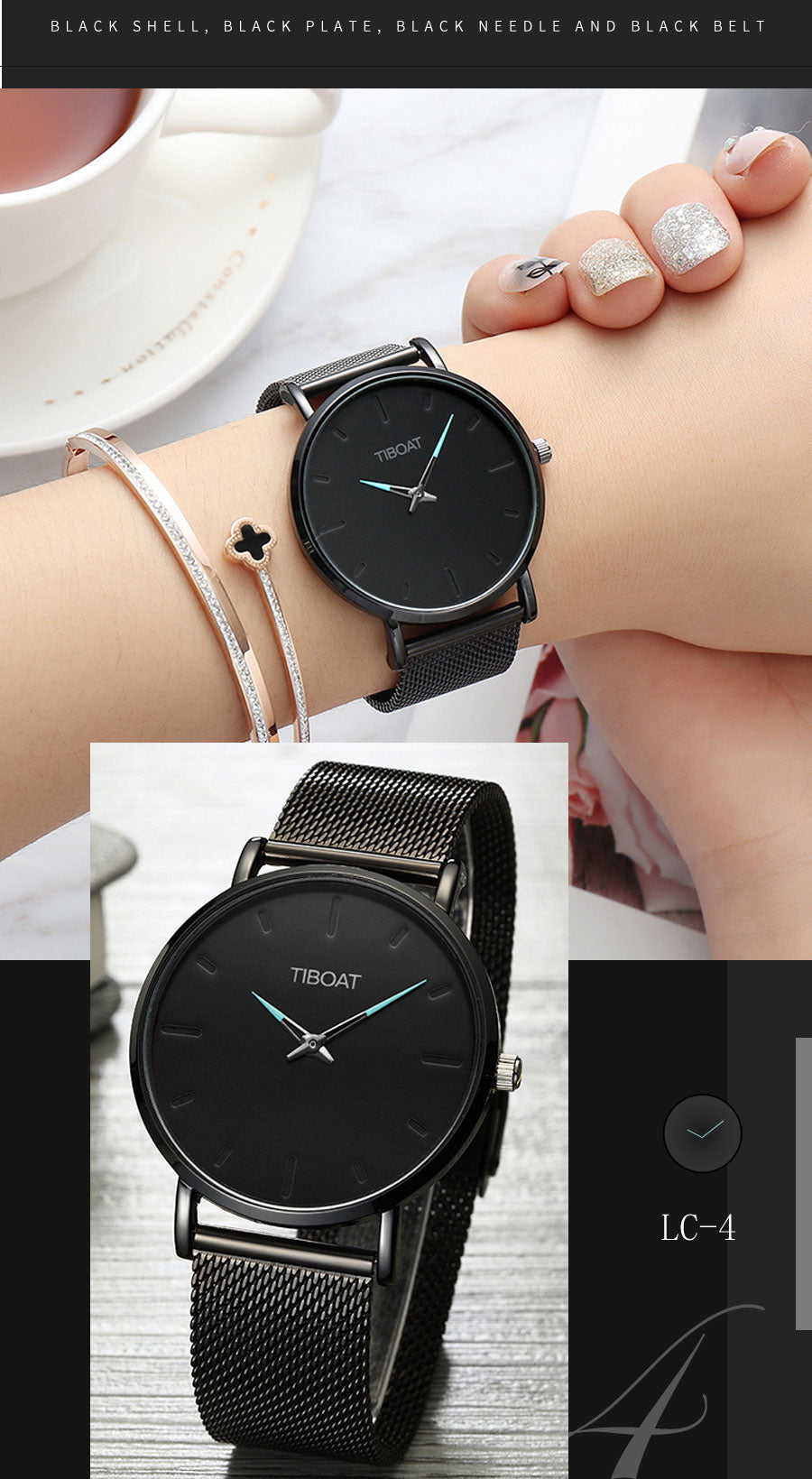 Super Slim Sliver Mesh Stainless Steel xury