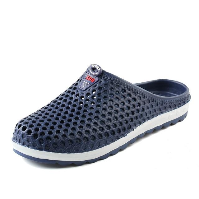 Outdoor Garden Shoes Male Pool Sandals Bathroom Flip Flops Lightweight Mules Beach Slides