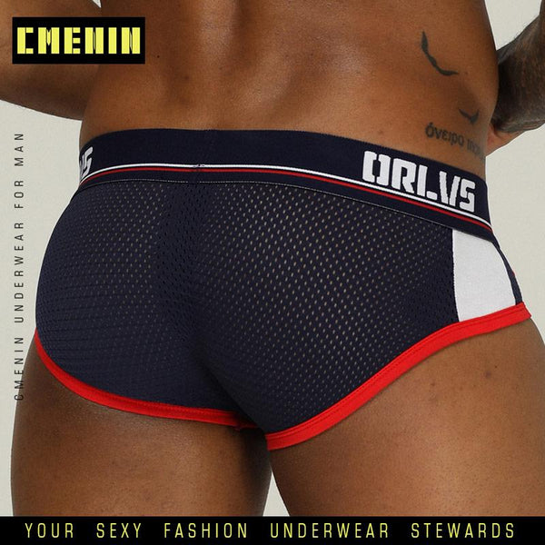 Men Underwear Cotton Breathable U Pouch Panties