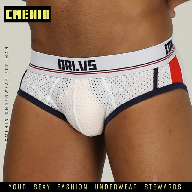 Men Underwear Cotton Breathable U Pouch Panties
