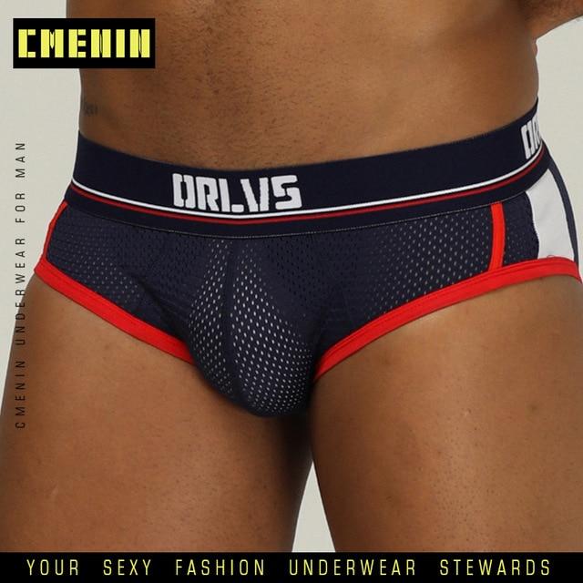 Men Underwear Cotton Breathable U Pouch Panties