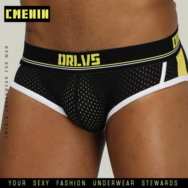 Men Underwear Cotton Breathable U Pouch Panties