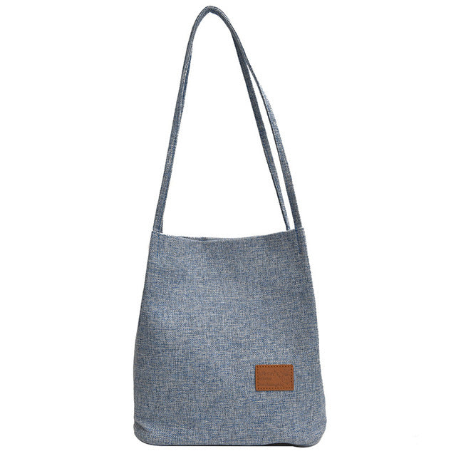 Flax Patchwork Ladies Messenger Bags Outdoor  Shoulder Bag