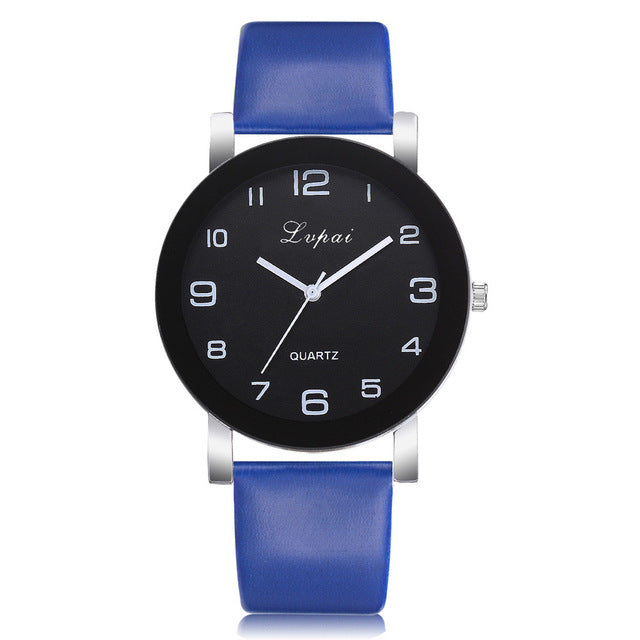 Leather Band Valentine Gift Crystal Stainless Steel