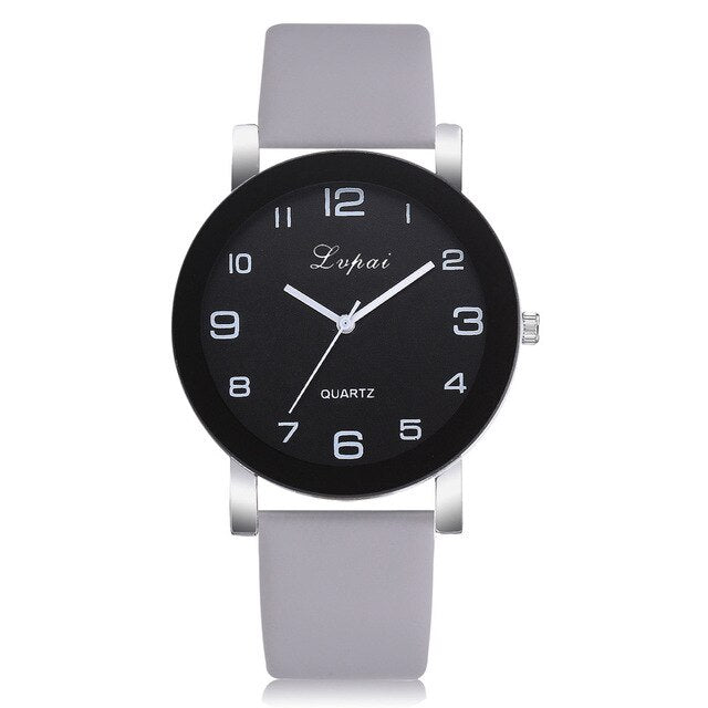Leather Band Valentine Gift Crystal Stainless Steel