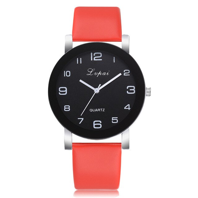 Leather Band Valentine Gift Crystal Stainless Steel