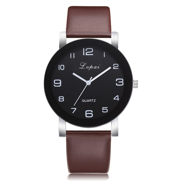 Leather Band Valentine Gift Crystal Stainless Steel