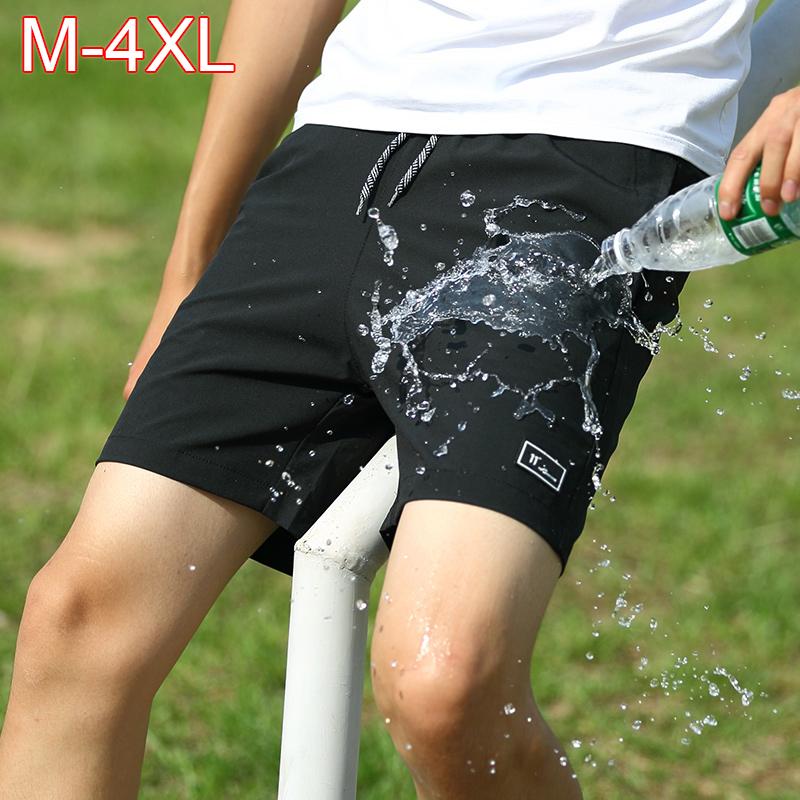 Shorts 4XL Mens Shorts Summer Shorts Patchwork Short Pants High Waist Shorts Elastic Waist New