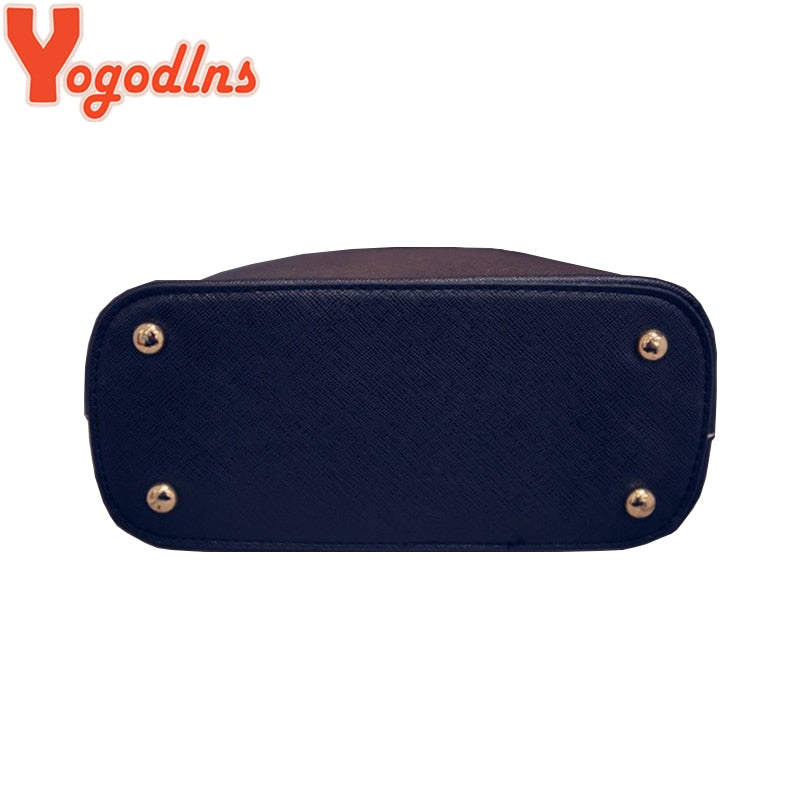 Vintage Leather Bags Fashion Small Shell Bag With Deer Toy