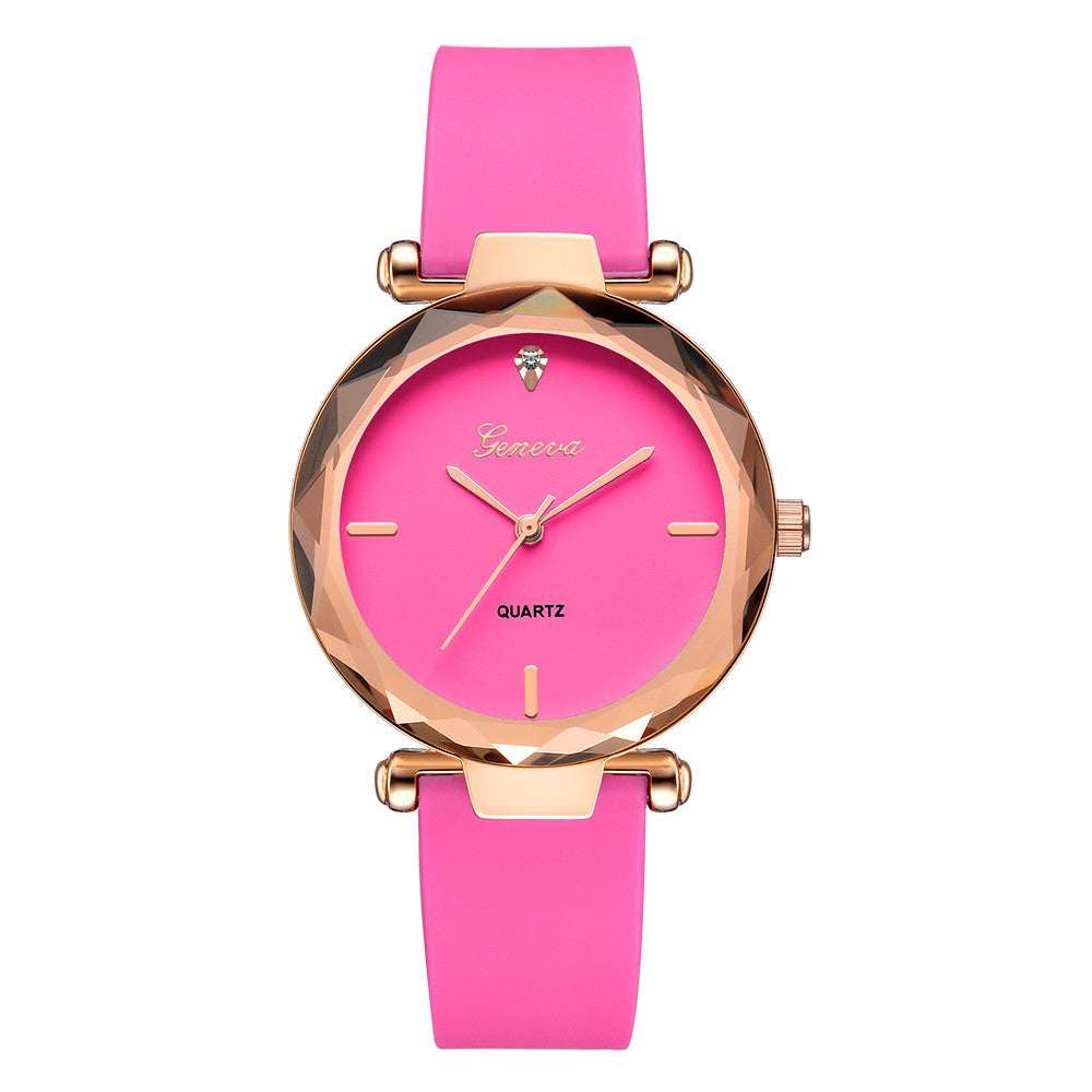 Newest Luxury Brand Geneva Watch Silica Quartz Waterproof