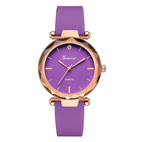 Newest Luxury Brand Geneva Watch Silica Quartz Waterproof