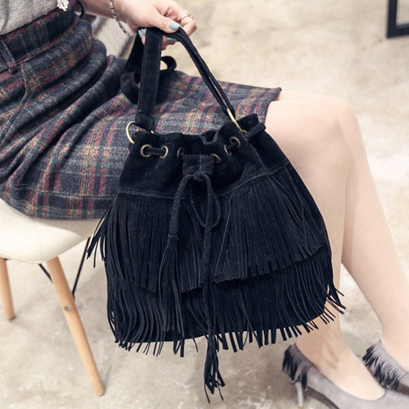 Tassel Shoulder Handbags