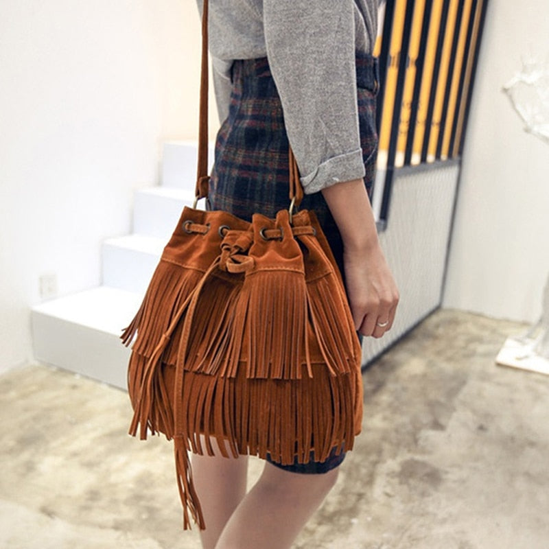 Tassel Shoulder Handbags
