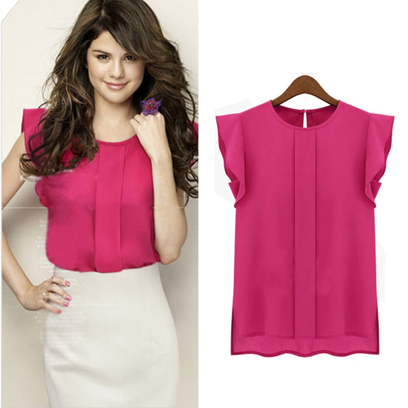 Elegant Blouse Office Lady Top