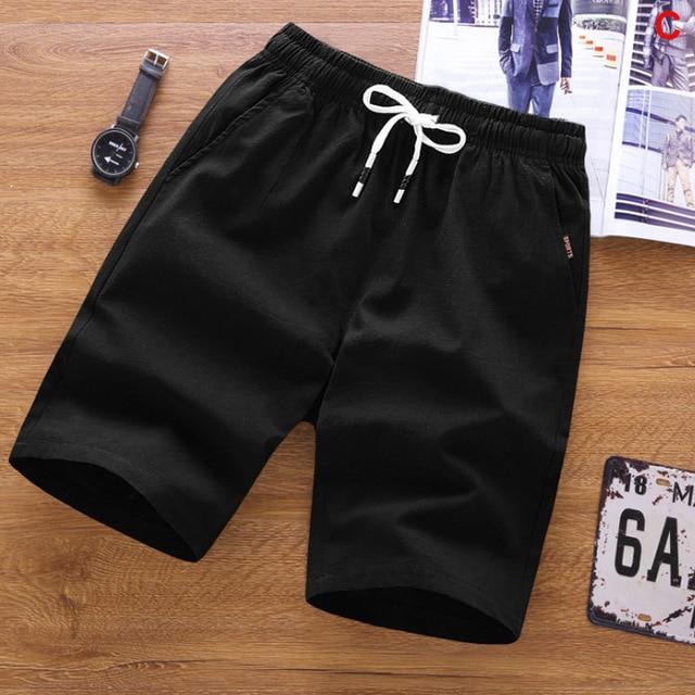 Casual Loose Cropped Trousers Sports Shorts Loose Knit Straight Casual Pants Cotton
