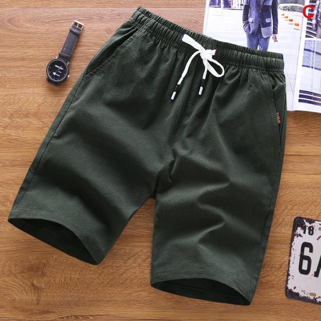 Casual Loose Cropped Trousers Sports Shorts Loose Knit Straight Casual Pants Cotton