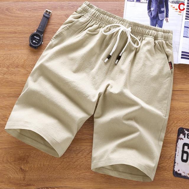 Casual Loose Cropped Trousers Sports Shorts Loose Knit Straight Casual Pants Cotton