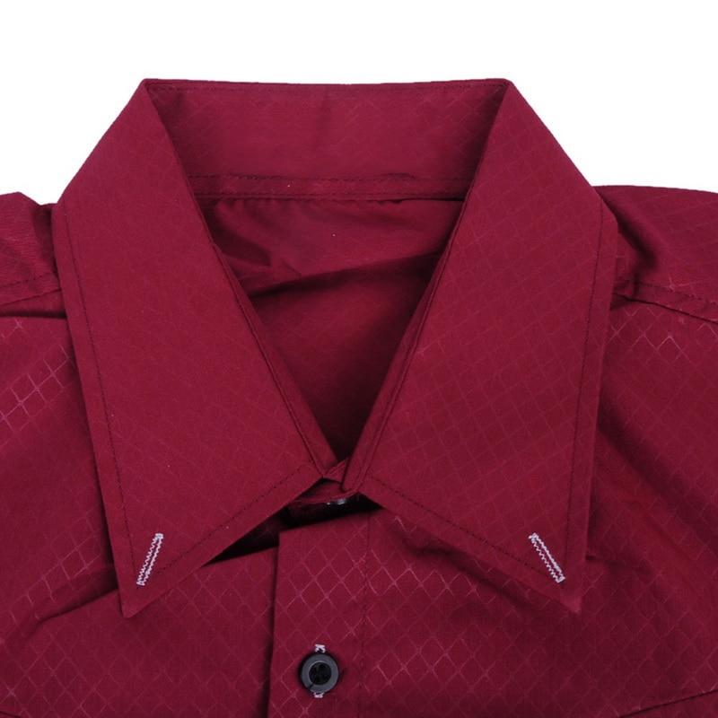 Hot Sale Brand-clothing Cotton Solid Soft Men Shirt Long Sleeve Casual Slim Fit Shirts