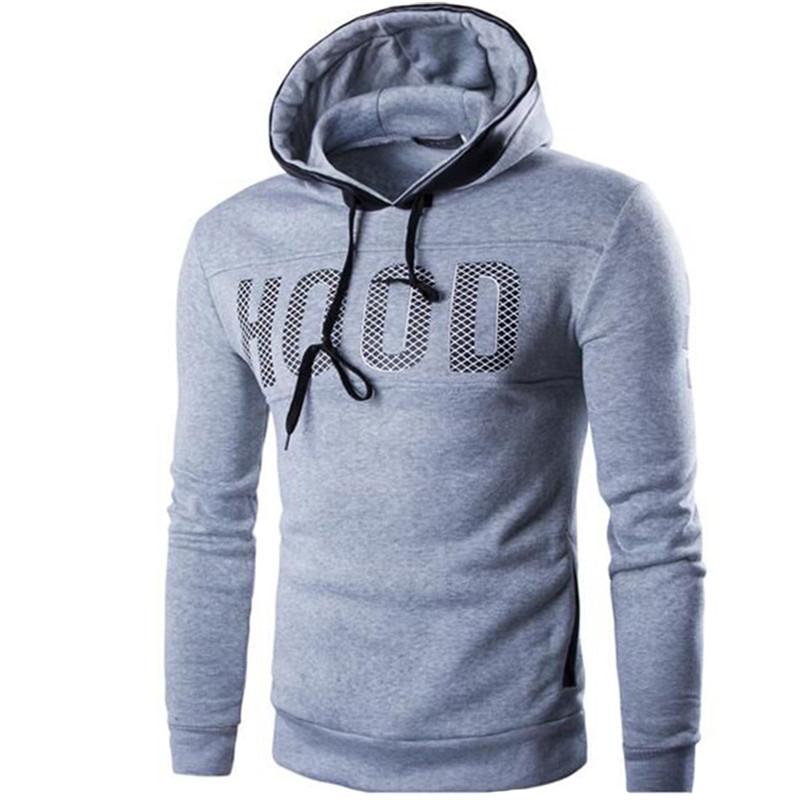 Chest Letter Printing Sweatshirt Hip Hop Autumn Winter Hoodie