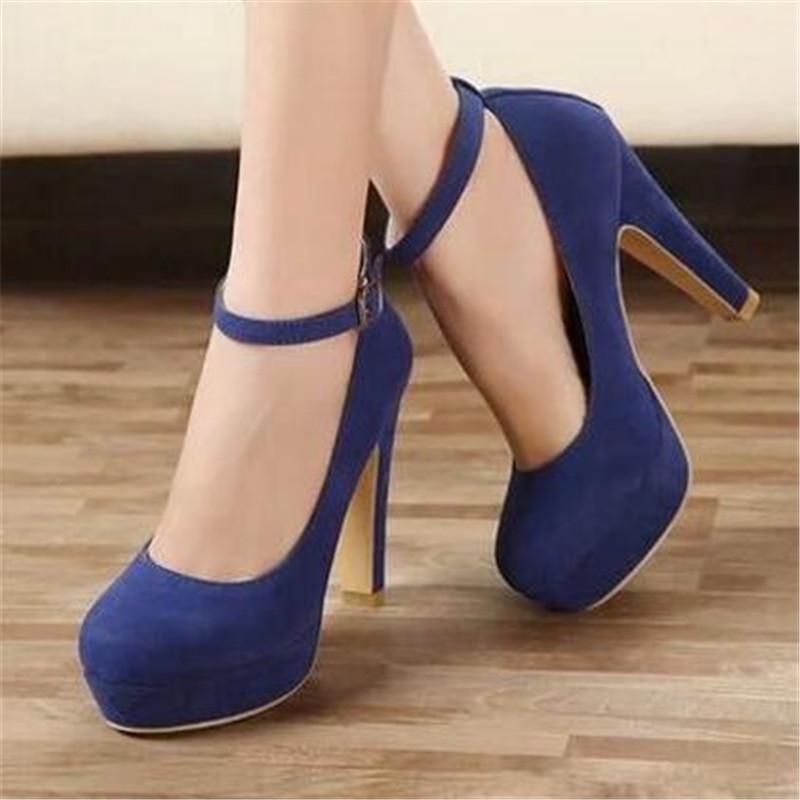 Pumps autumn thick high-heeled shoes female the trend of ultra high heels female shoes