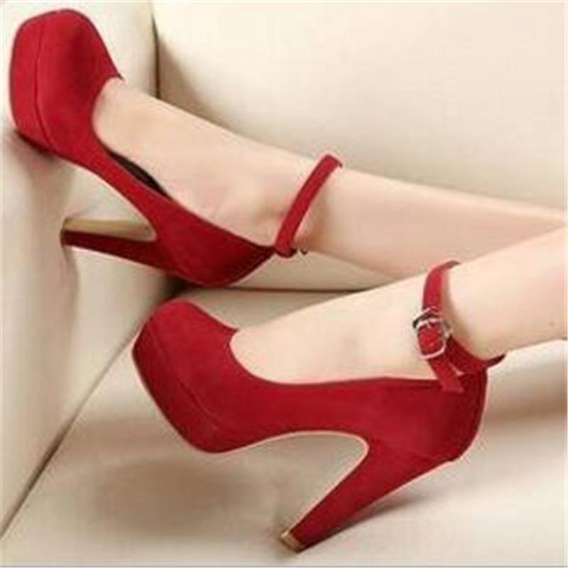 Pumps autumn thick high-heeled shoes female the trend of ultra high heels female shoes