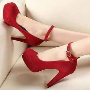 Pumps autumn thick high-heeled shoes female the trend of ultra high heels female shoes