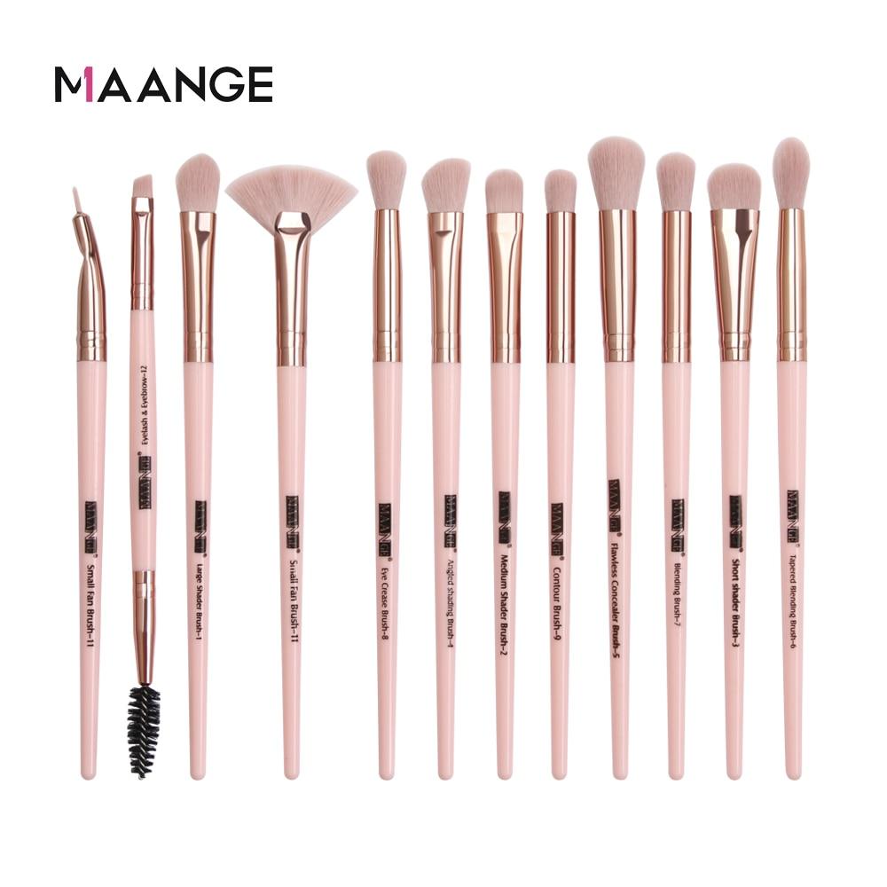 3/5/12 pcs/lot  Makeup Brushes Set Eye Shadow Blending Eyeliner Eyelash Eyebrow Brushes For Makeup