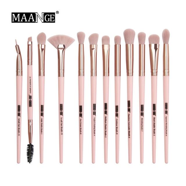3/5/12 pcs/lot  Makeup Brushes Set Eye Shadow Blending Eyeliner Eyelash Eyebrow Brushes For Makeup