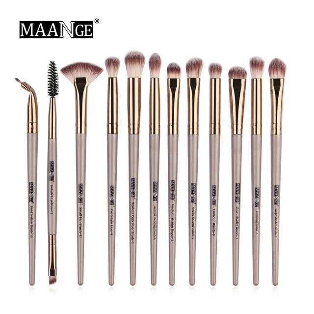 3/5/12 pcs/lot  Makeup Brushes Set Eye Shadow Blending Eyeliner Eyelash Eyebrow Brushes For Makeup