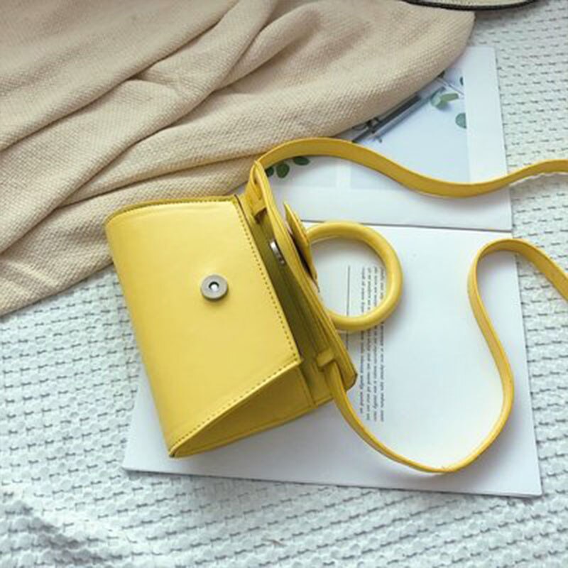 Mini Smart Elegant Brand Designer Round Handle Crossbody Bag