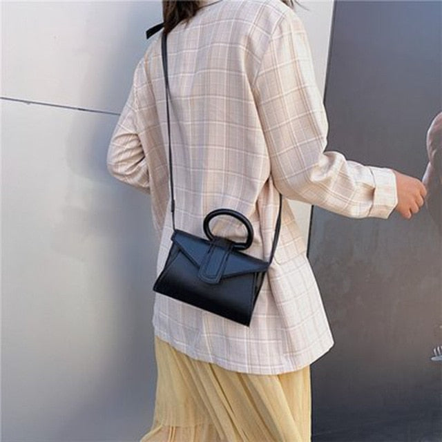 Mini Smart Elegant Brand Designer Round Handle Crossbody Bag